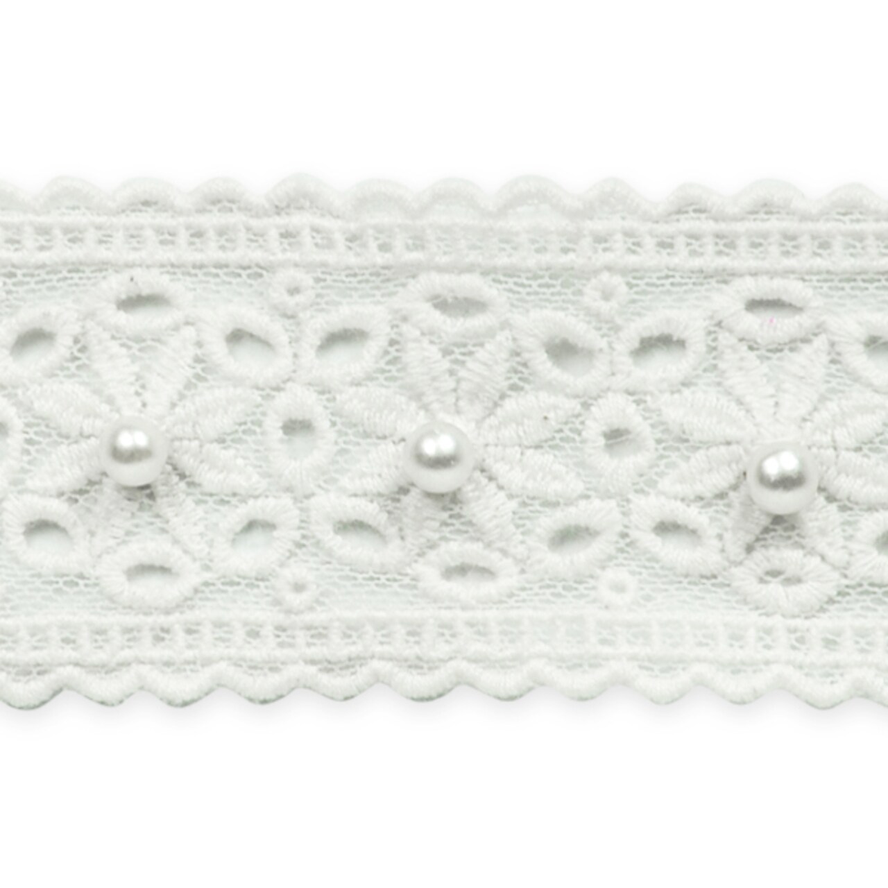 Vintage Bridal Daisy and Pearl Lace Trim
